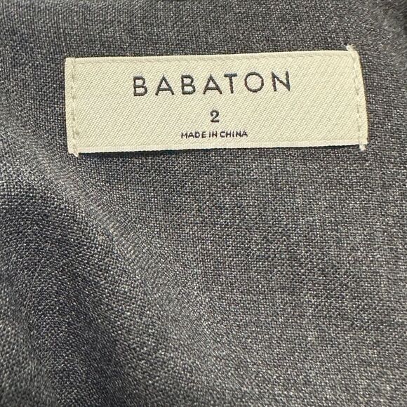 BABATON Aritzia Jupe Fletcher Wool Blend Pencil Skirt Sz 2 Gray - Picture 4 of 6